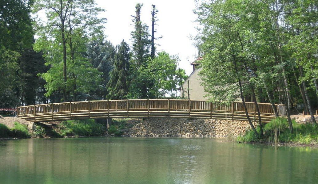 PROSBOIS Pont de jardin Ponts et passerelles Jardin Abris Portails...  | 