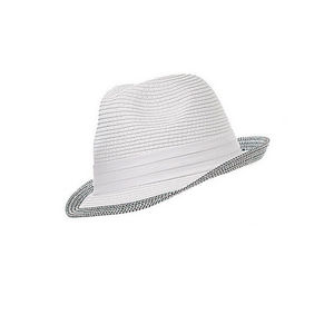 WHITE LABEL - chapeau trilby mixte polyester bord ton sur ton - Chapeau