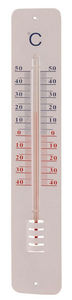WORLD OF WEATHER - thermomètre 45 extérieur sur plaque métal - Thermomètre