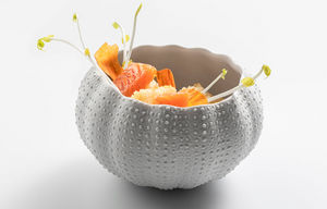 Pordamsa Design for Chefs - sea urchin - Mise En Bouche