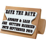 The English Stamp Company - save the date stamp - Tampon Encreur