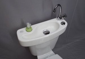 Vasque adaptable sur wc