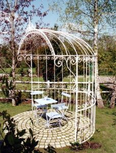 Arche de Jardin Pergola de Jardin Contemporain Aluminium - Vases et Pots de  Fleurs