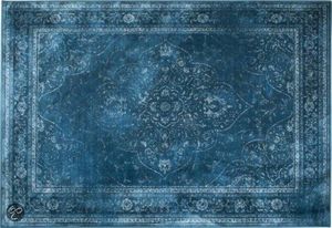 WHITE LABEL - tapis style persan rugged bleu de zuiver 170 x 240 - Tapis Contemporain