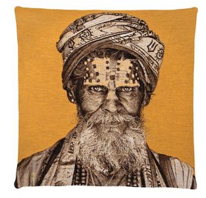 FS HOME COLLECTIONS - bandu baba- - Coussin Carré