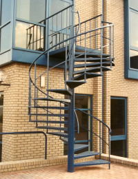 Albion Design Of Cambridge - public range - Escalier Hélicoïdal