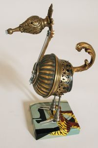 ARTBOULIET - le génie de la lampe - Sculpture Animalière