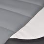 Fauteuil de bureau-WHITE LABEL-Fauteuil de bureau sport cuir noir/gris