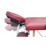 Table de massage-WHITE LABEL-Table de massage 2 zones rouge