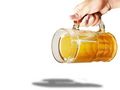 Chope-WHITE LABEL-La chope bière réfrigérante XXL 650 ml doré shoote