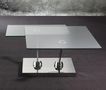 Table basse avec plateau-WHITE LABEL-Table basse BRAF design en verre