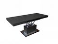 Table basse relevable-WHITE LABEL-Table basse relevable extensible SETUP noir brilla