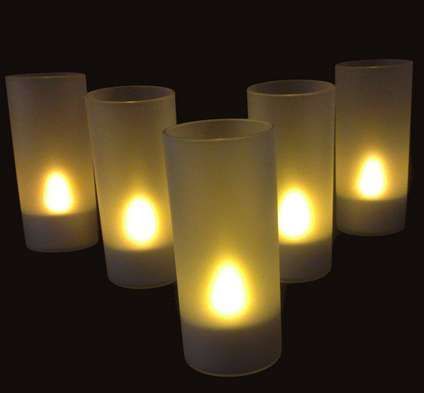 SUNCHINE - Bougie LED-SUNCHINE-6 bougies led rechargeables