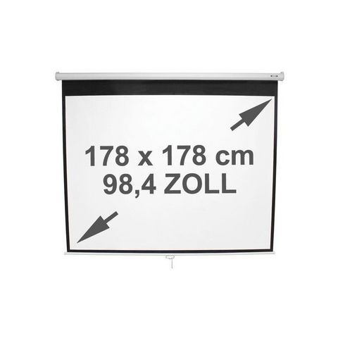 WHITE LABEL - Ecran de projection-WHITE LABEL-Écran de projection 88,2 pouces 152x152cm