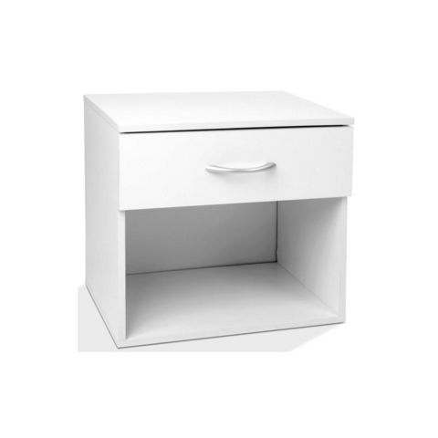 WHITE LABEL - Table de chevet-WHITE LABEL-Table de nuit chevet avec tiroir