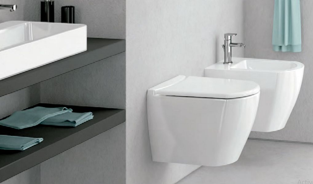 AQUORE Wall mounted toilet WCs & wash basins Bathroom Accessories and Fixtures  | 