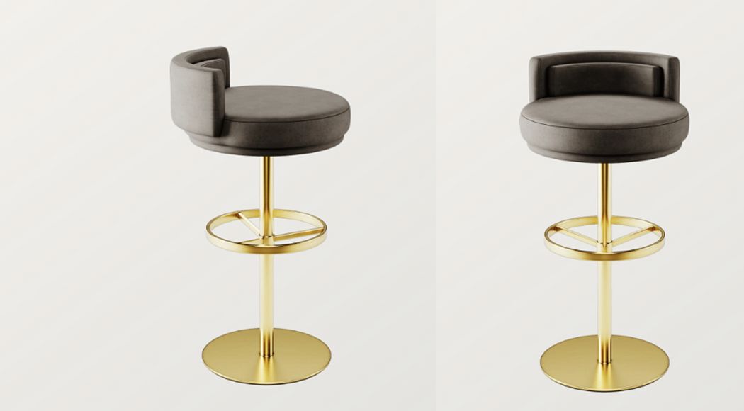HOMMES STUDIO Swivel Bar stool Footstools and poufs Seats & Sofas  | 