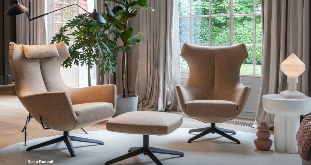 DESIGN ON STOCK Swivel armchair Armchairs Seats & Sofas  | 