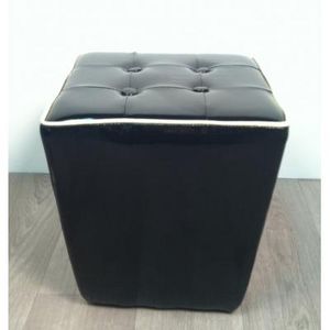 International Design - pouf trapèze - couleur - noir - Floor Cushion