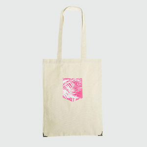 JOVENS - tote bag pocket jungle rose - Handbag