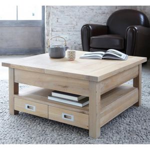ARTI MEUBLES - table basse carrée toronto - Square Coffee Table
