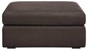 Home Spirit - pouf neptune extra large tissu tweed marron - Floor Cushion