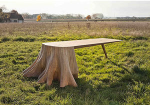 De Lussac Studio - table racines carré - Rectangular Dining Table
