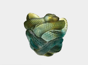 Daum - serpent - Decorative Vase