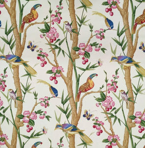 CHARLES BURGER - toile toucans - Upholstery Fabric