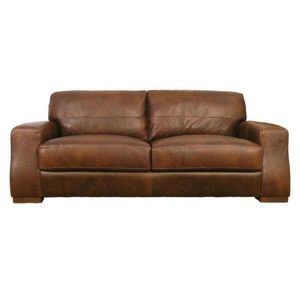 Abode Direct - sorrento leather 2.5 seater sofa - Club Sofa