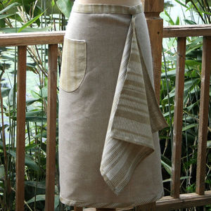 The Linen Shop - apron with hand towel - resin - Kitchen Apron