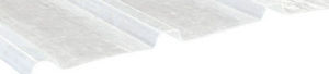 Transparent corrugated sheet