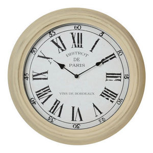 MAISONS DU MONDE - horloge bistrot beige - Wall Clock