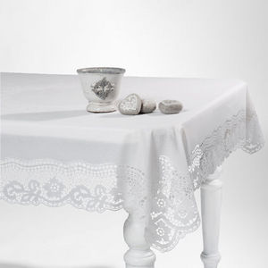 MAISONS DU MONDE - nappe séville blanc - Rectangular Tablecloth
