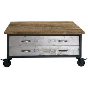 MAISONS DU MONDE - table basse franklin - Coffee Table With Casters