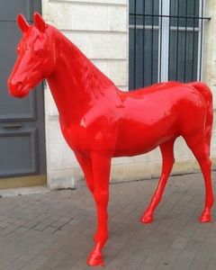 ESPACE DESIGN BORDEAUX - cheval en fibre - Horse