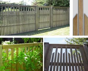 JACKSONS -  - Fence With An Openwork Design