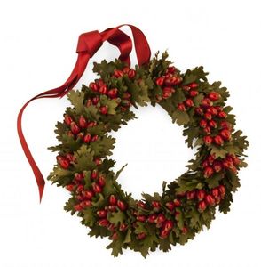 Rosemarie Schulz - feuilles de chêne - Christmas Wreath