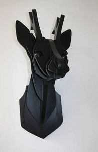 CURIOSITÉ & BOIS - chevreuil - Animal Sculpture