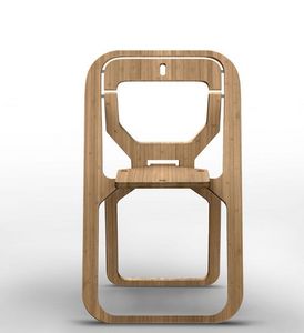 INFINE DESIGN OBJET - -natural bamboo - Folding Chair