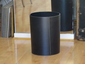MIDIPY - cuir noir - Wastepaper Basket
