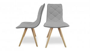 mobilier moss - solvig gris clair - Chair