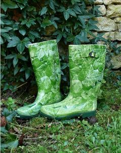 HISTOIRE DE JARDIN - bottes caoutchouc décord lierre - Garden Boots
