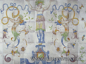 Almaviva - cariatide - Ceramic Tile