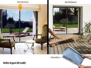 Variance store - reflet argent 80 - Privacy Adhesive Film