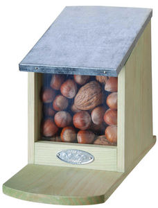 BEST FOR BIRDS - mangeoire en bois et zinc pour ecureuils - Squirrel Feeder
