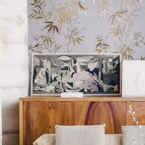ISIDORE LEROY - bambous doré - Wallpaper