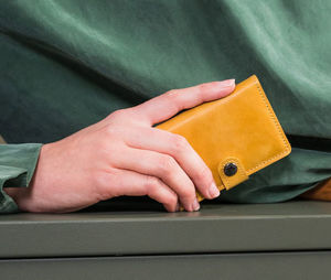 SECRID - miniwallet vintage ochre - Credit Card Holder