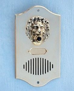 Replicata - klingelplatte leone mit sprechgitter - Door Bell
