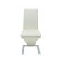Chair-WHITE LABEL-6 Chaises de salle a manger blanches